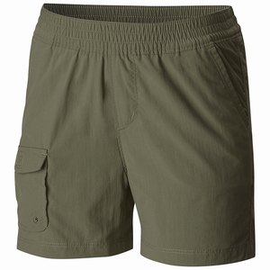 Columbia Silver Ridge™ Pull-On Short Flickor Grå/Gröna (LUGTY6954)